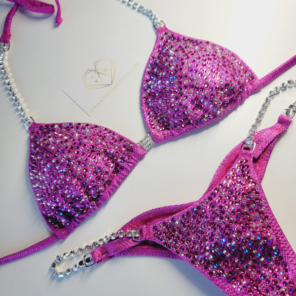 Hot pink Competition Bikini