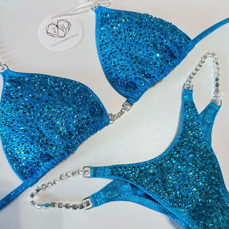 Blue Elite Competition Bikini