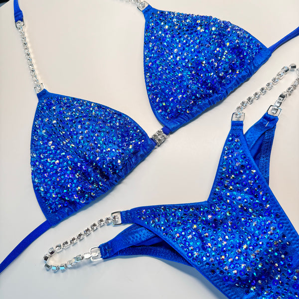 Scatter Royal Blue Competition Bikini