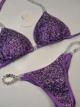 Lilac scatter Competition Bikini