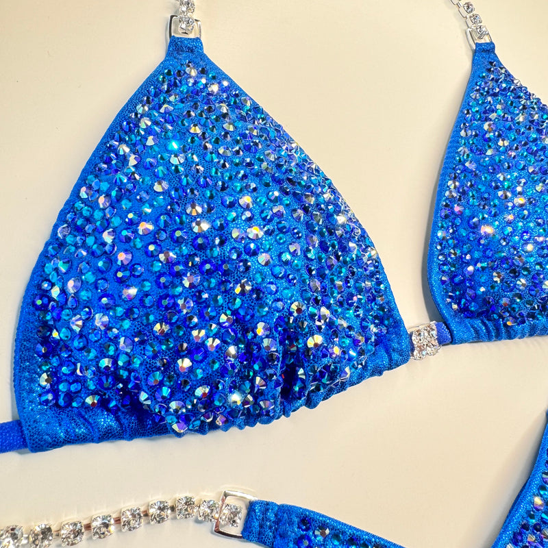 Scatter Royal Blue Competition Bikini