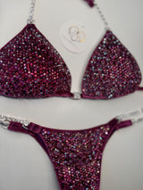 Velvet diamond magenta Competition Bikini