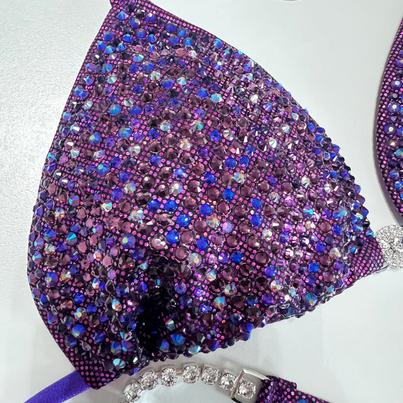 Purple Rain Scatter Competition Bikini