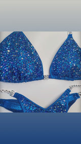 Scatter Royal Blue Competition Bikini