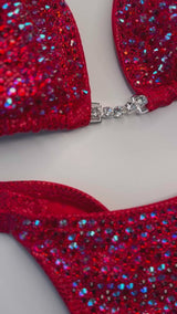 Red ab Scatter Competition Bikini