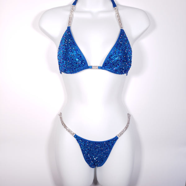 Blue Starlight Scatter Competition Bikini