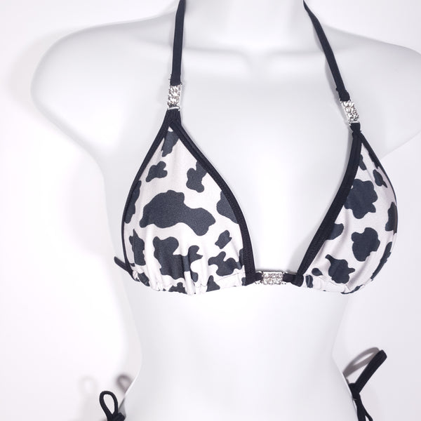 Cow print Posing suit