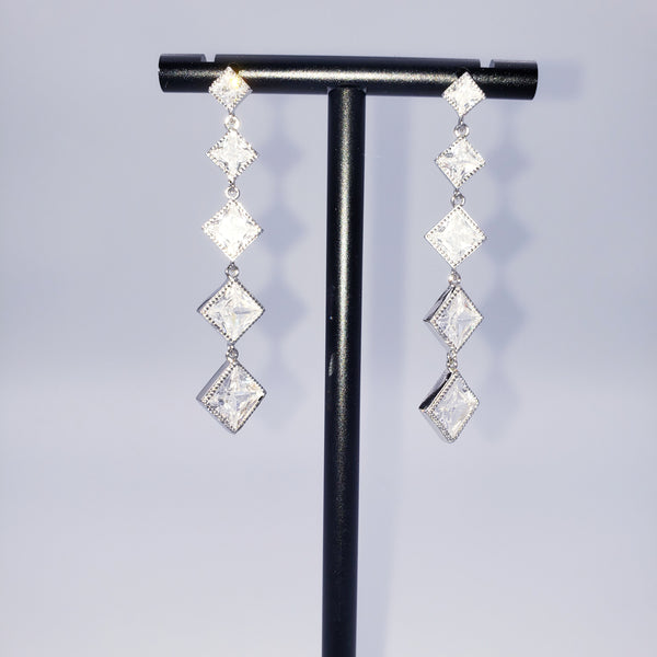 Diamond Cut 925 sterling silver Earring